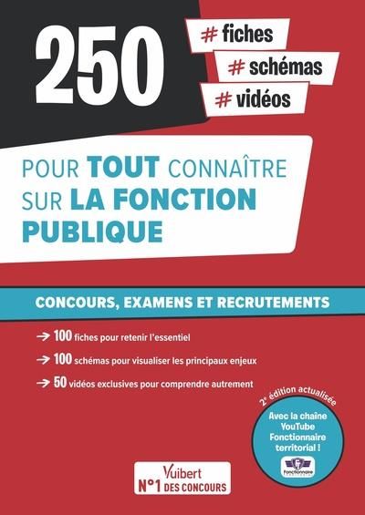 Emprunter 250 fiches, schémas, vidéos pour tout connaître sur la fonction publique. 2e édition actualisée livre