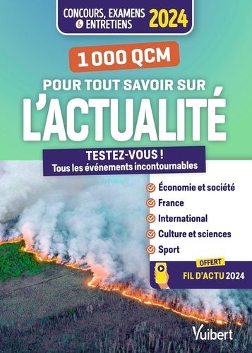 Emprunter 1000 QCM pour tout savoir sur l'actualité. Edition 2024 livre