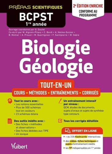 Emprunter Biologie-Géologie BCPST 1re année. Tout-en-un - Cours, méthodes, entraînements, corrigés, Edition 20 livre