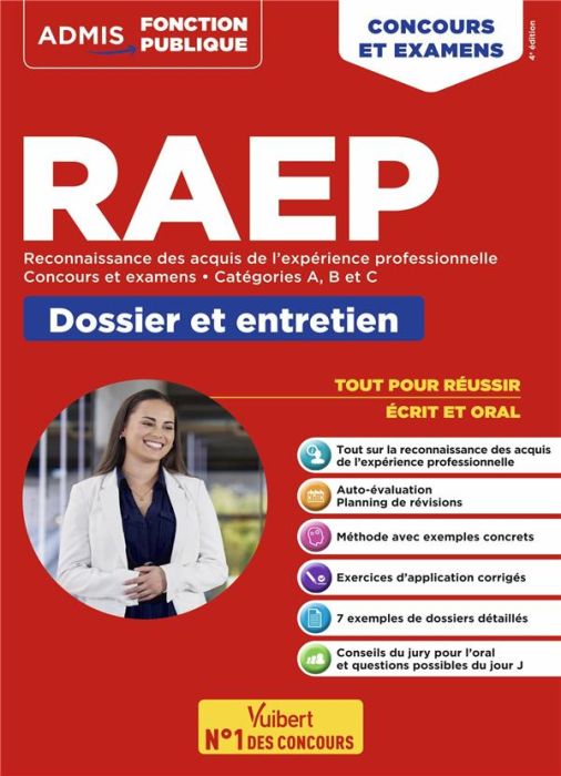 Emprunter RAEP Reconnaissance des acquis de l'expérience professionnelle, concours et examens catégories A, B livre