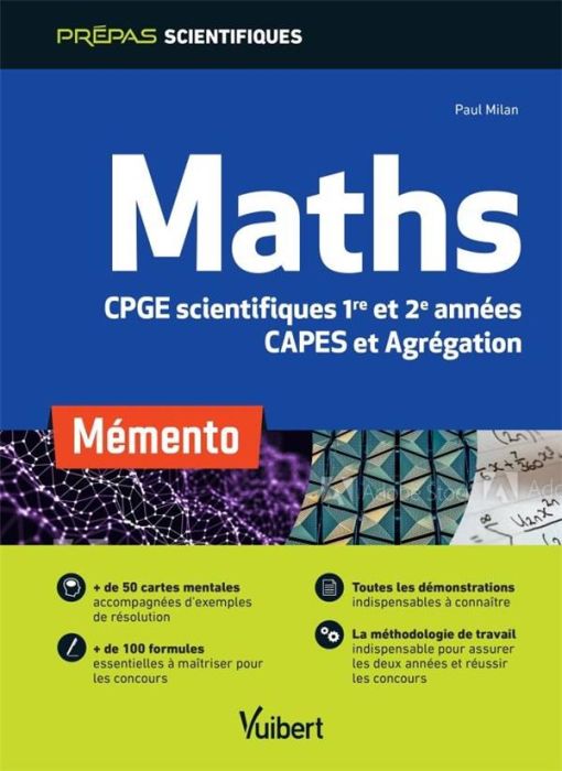 Emprunter Maths CPGE scientifiques et CAPES. Mémento livre