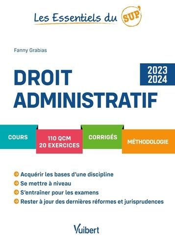 Emprunter Droit administratif. Edition 2023-2024 livre