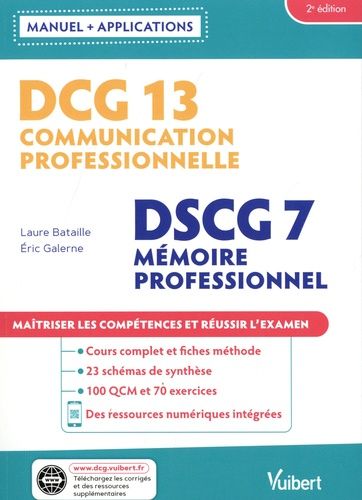 Emprunter Communication professionnelle DCG 13 - Mémoire professionnel DSCG 7. Maîtriser les compétences et r livre