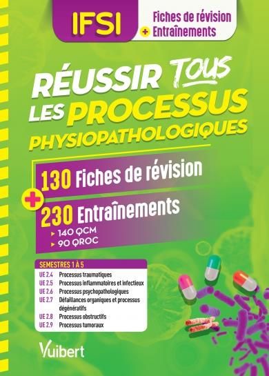 Emprunter Réussir tous les processus physiopathologiques en 130 fiches et 230 entraînements. Processus traumat livre