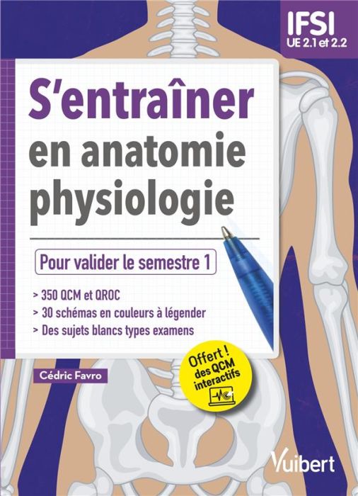 Emprunter S'entraîner en anatomie-physiologie UE 2.1 et 2.2 livre