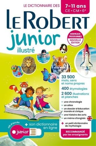 Emprunter Le Robert Junior illustré et son dictionnaire en ligne. CE-CM-6e, avec 1 Clé USB livre