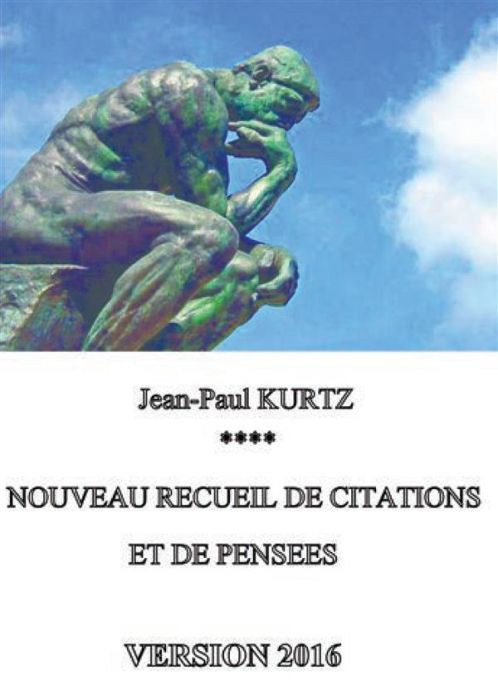 Emprunter Nouveau recueil de citations et de pensées. Edition 2016 livre