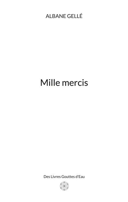 Emprunter Mille mercis livre