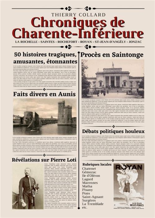 Emprunter Chroniques de Charente-Inférieure livre