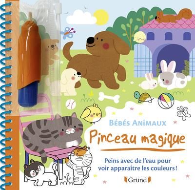 Emprunter Bébés animaux. Peins avec de l'eau pour voir apparaitre les couleurs ! Avec un pinceau livre