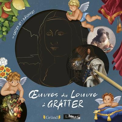 Emprunter Oeuvres du Louvre à gratter. 10 cartes et 1 bâtonnet livre