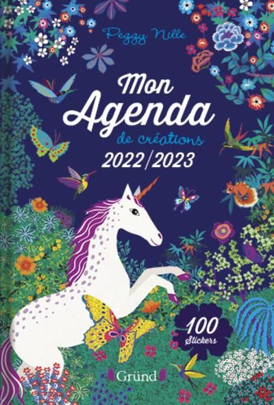 Emprunter Mon agenda de créations. Avec 100 stickers, Edition 2022-2023 livre