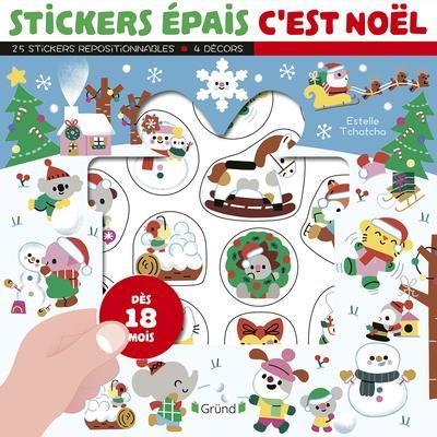 Emprunter Stickers épais C'est Noël. 25 stickers repositionnables - 4 décors livre