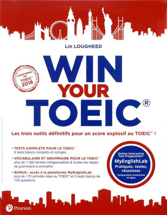 Emprunter Win your TOEIC. 2 volumes : Tests complets pour le TOEIC %3B Vocabulaire et grammaire pour le TOEIC livre