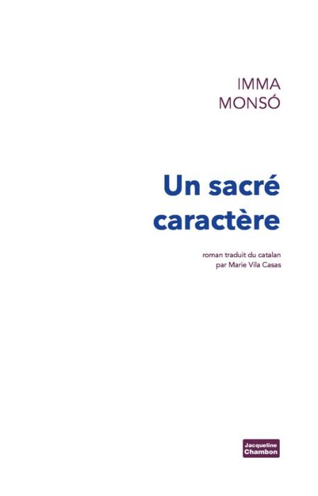 Emprunter Un sacré caractère livre