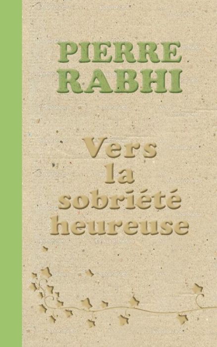 Emprunter Vers la sobriété heureuse livre