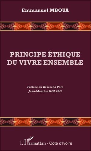 Emprunter Principe éthique du vivre ensemble livre