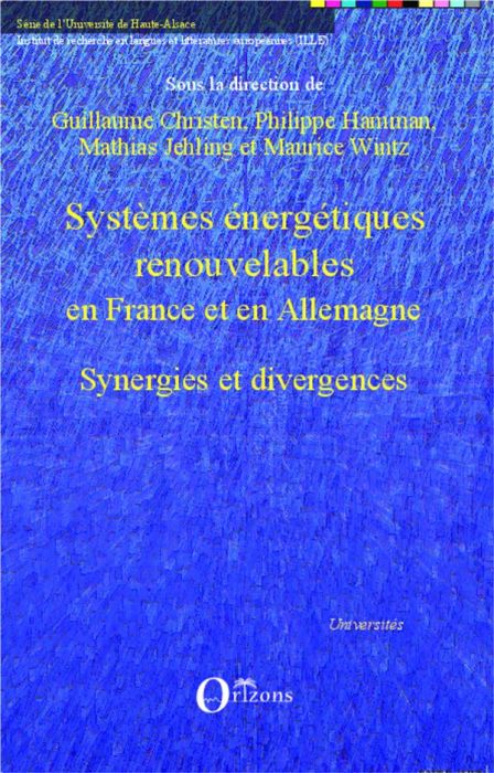 Emprunter Systèmes énergétiques renouvelables en France et en Allemagne. Synergies et divergences livre