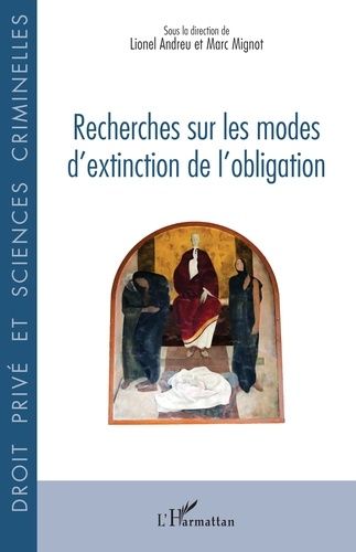 Emprunter Recherches sur les modes d’extinction de l’obligation livre