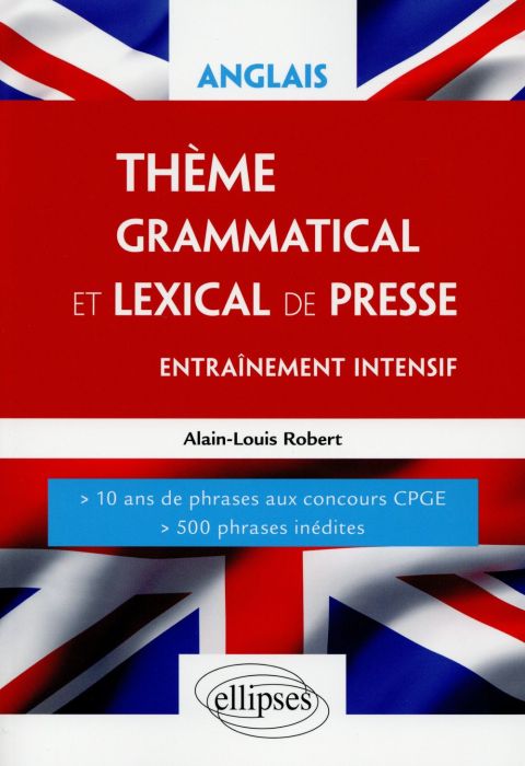 Emprunter Anglais, thème grammatical et lexical de presse. Entraînement intensif, Ecricome, Iéna LV2 livre