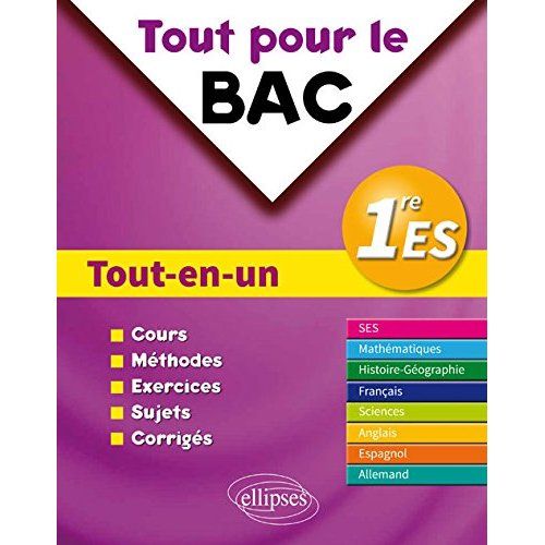 Emprunter Tout pour le bac Première ES livre