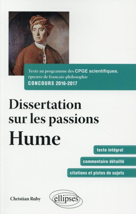 Emprunter Dissertation sur les passions livre