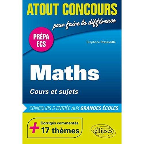 Emprunter Maths ECS1 ECS2. Cours et sujets livre