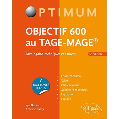 Emprunter Objectif 600 au TAGE-MAGE. Savoir-faire, techniques et astuces, 5e édition livre