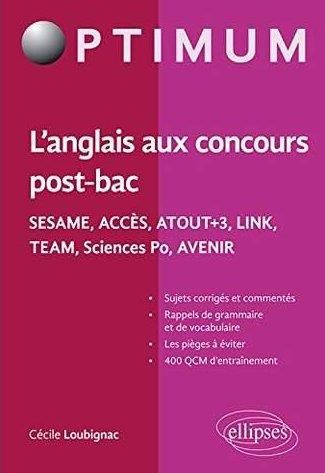 Emprunter L'anglais aux concours post-bac. Sésame, Accès, Atout+3, Link, Team, Sciences Po, Avenir livre