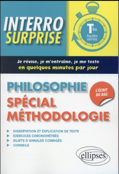 Emprunter Philosophie spécial méthodologie Tles toutes séries livre