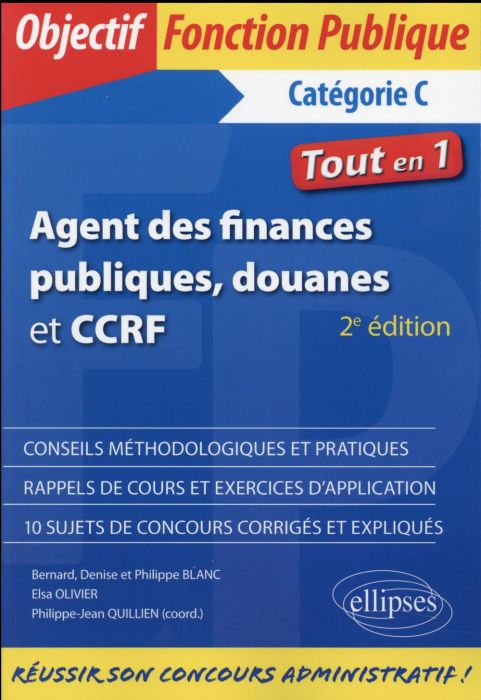 Emprunter Agent des finances publiques, douanes et CCRF. Catégorie C, 2e édition livre