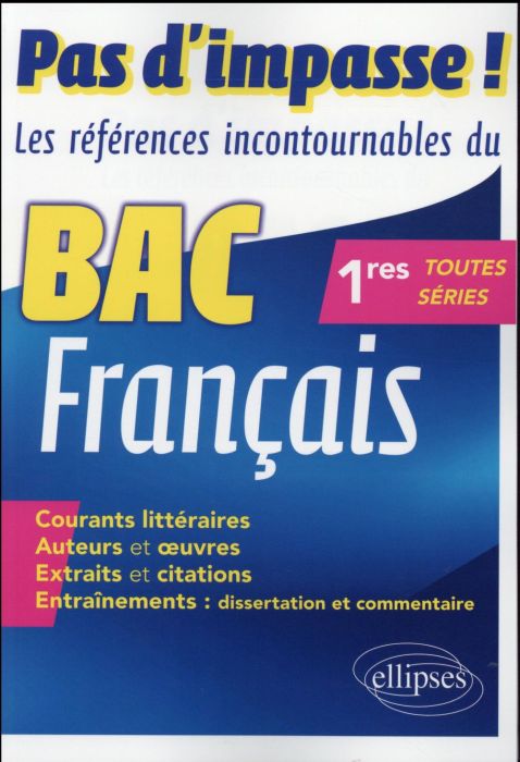 Emprunter Pas d'impasse ! Les références incontournables du bac de français premières toutes séries livre