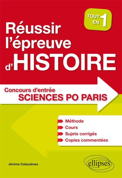 Emprunter Réussir l'épreuve d'histoire au concours d'entrée de Sciences Po Paris livre