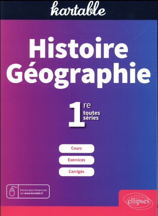 Emprunter Histoire Géographie 1re toutes séries L, ES, S livre