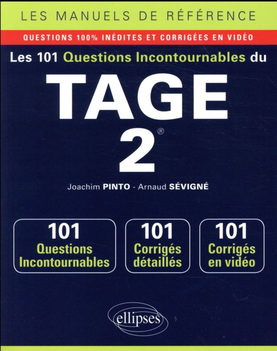 Emprunter Les 101 questions incontournables du TAGE 2 livre