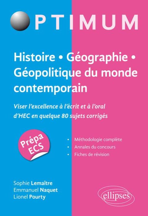 Emprunter Histoire-Géographie-Géopolitique du monde contemporain. Viser l'excellence à l'écrit mais aussi à l' livre