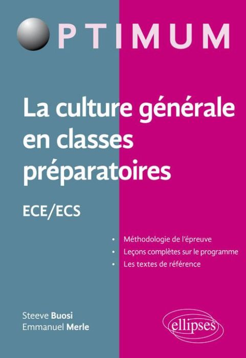 Emprunter La culture générale en classes préparatoires (ECE/ECS) livre