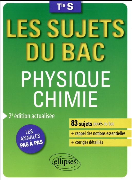 Emprunter Physique-Chimie Tle S. Enseignements spécifique et de spécialité, 2e édition livre