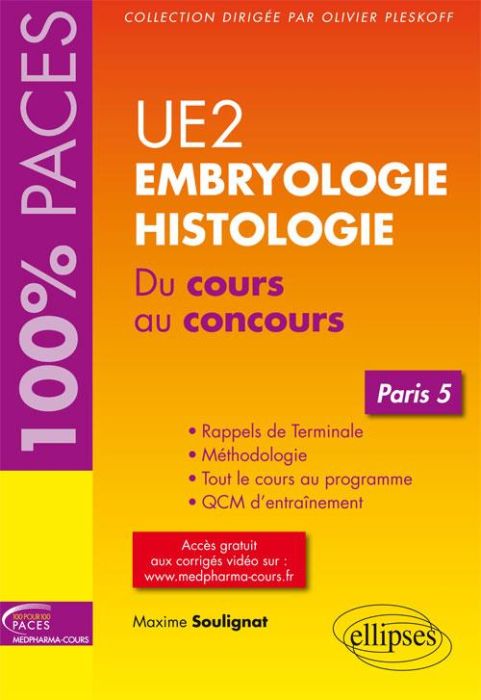 Emprunter UE2 Embryologie, Histologie (Paris 5) livre