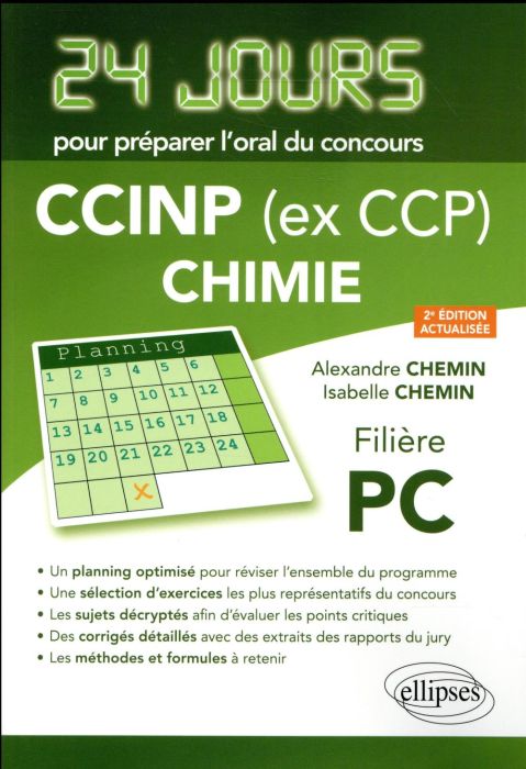 Emprunter CCINP (ex CCP) Chimie Filière PC. 2e édition revue et corrigée livre