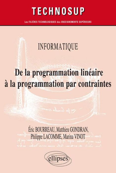 Emprunter De la programmation linéaire à la programmation par contraintes livre