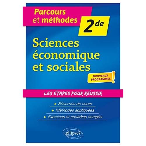 Emprunter Sciences économiques et sociales 2nd. Edition 2019 livre