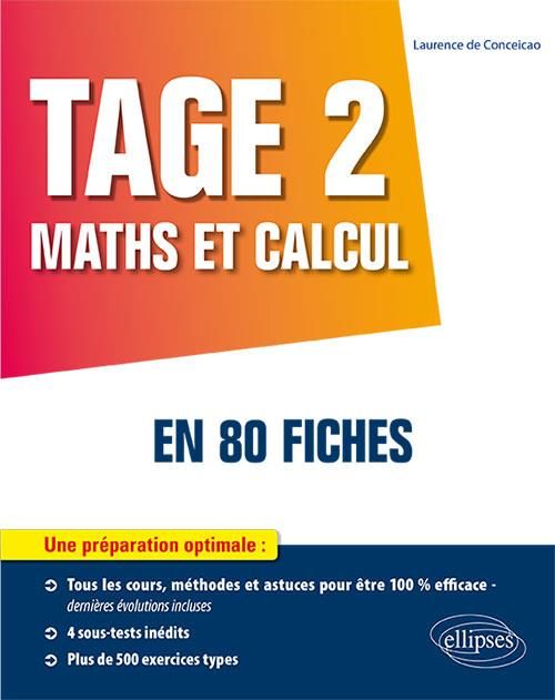 Emprunter TAGE 2. Maths et calcul en 80 fiches livre