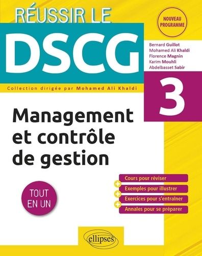 Emprunter Management et contrôle de gestion DSCG 3 livre