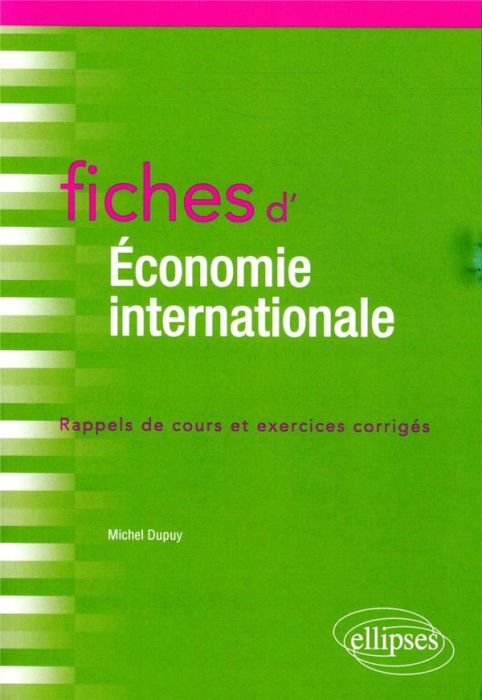 Emprunter Fiches d'économie internationale livre