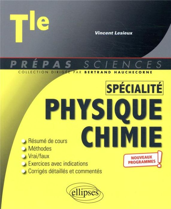 Emprunter Spécialité Physique-Chimie Tle. Edition 2020 livre