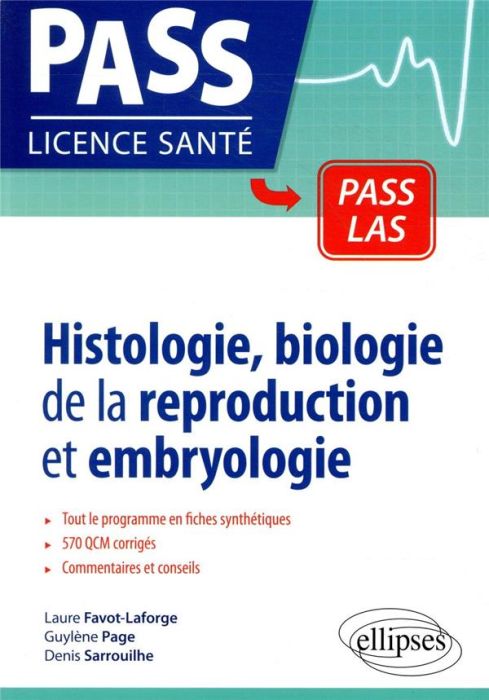 Emprunter Histologie, biologie de la reproduction et embryologie livre