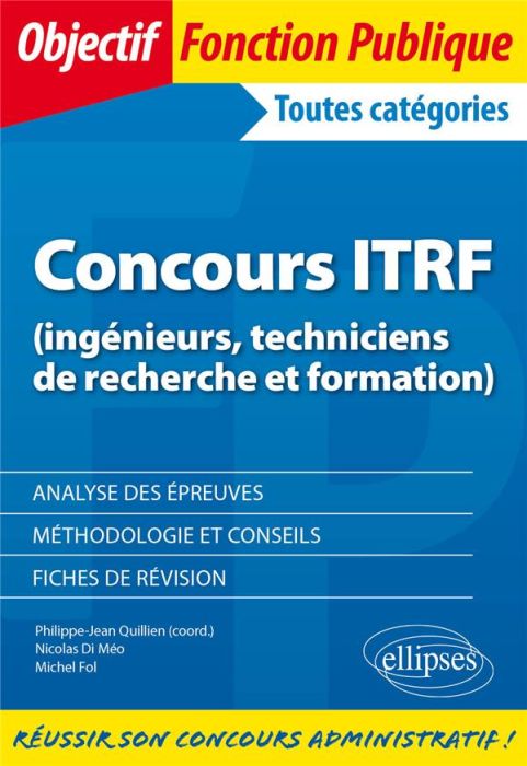 Emprunter Concours ITRF Ingénieurs, Techniciens de Recherche et Formation de catégorie A, B et C livre