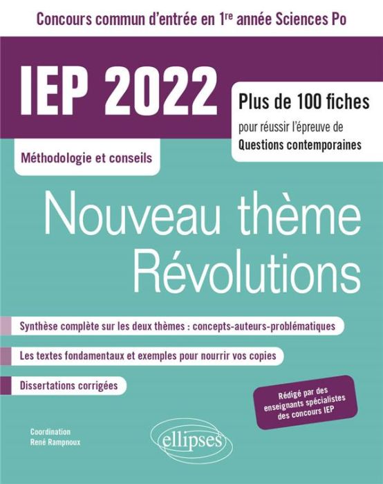 Emprunter Concours commun IEP. Plus de 60 fiches pour réussir l'épreuve de questions contemporaines Entrée en livre