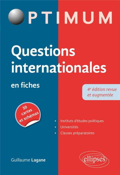 Emprunter Questions internationales en fiches. 4e édition revue et augmentée livre